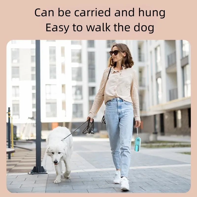 Portable pet water bottle with foldable drinking bowl for dogs cats outdoor travel