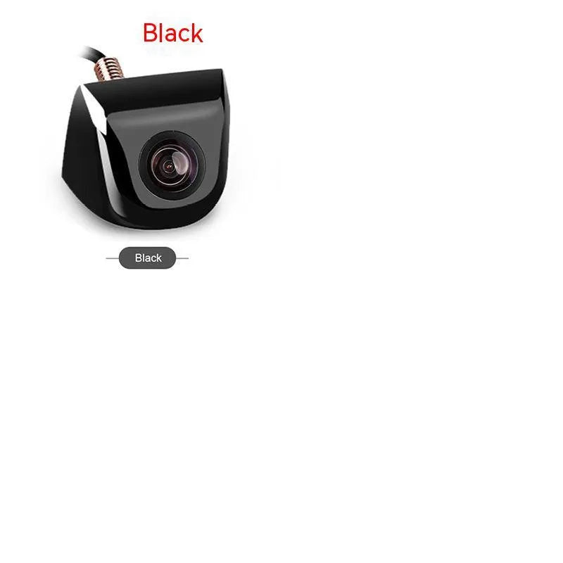 Waterproof metal car reversing camera with screw mounting and integrated cable