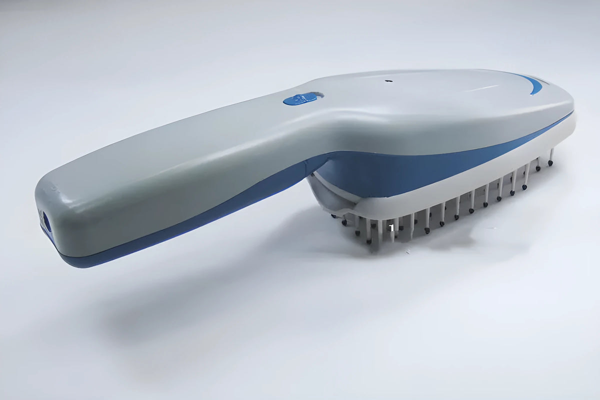 Negative ion pet comb with removable brush head for dog and cat grooming