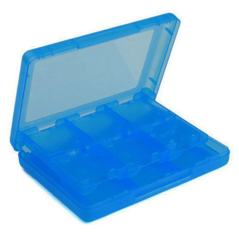 NDS 3DS 28-in-1 game card storage box in selected colour, showing game card slots.