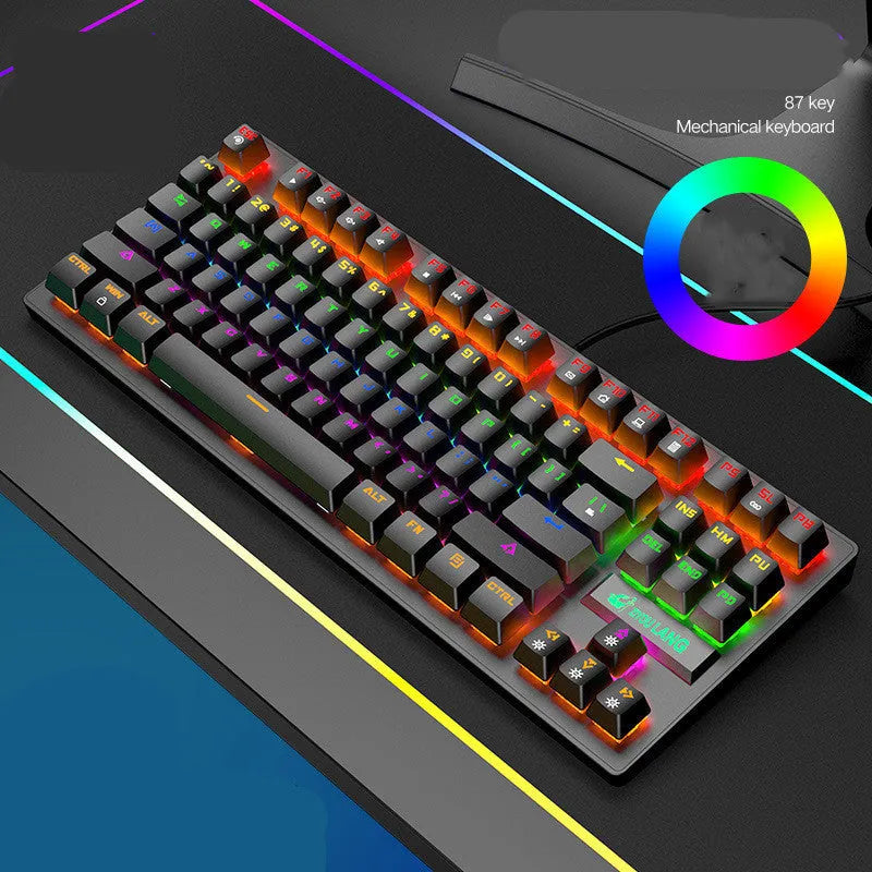 Mechanical gaming keyboard in multiple colour options with British layout variants