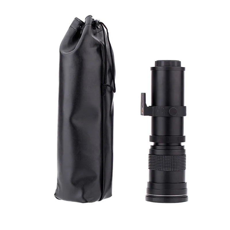 420-800mm manual zoom camera lens adapter with extended telephoto range and 67mm filter thread