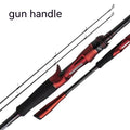 Carbon ultralight fishing rod with straight handle and pikestaff style options in 2.1m and 2.4m lengths