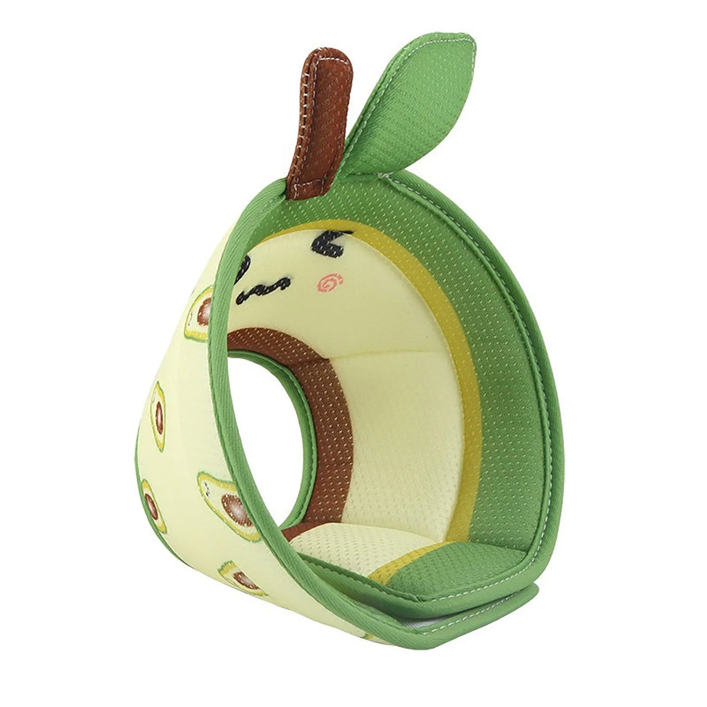 Soft EPE cat cone collar with adjustable strap for post-surgery protection
