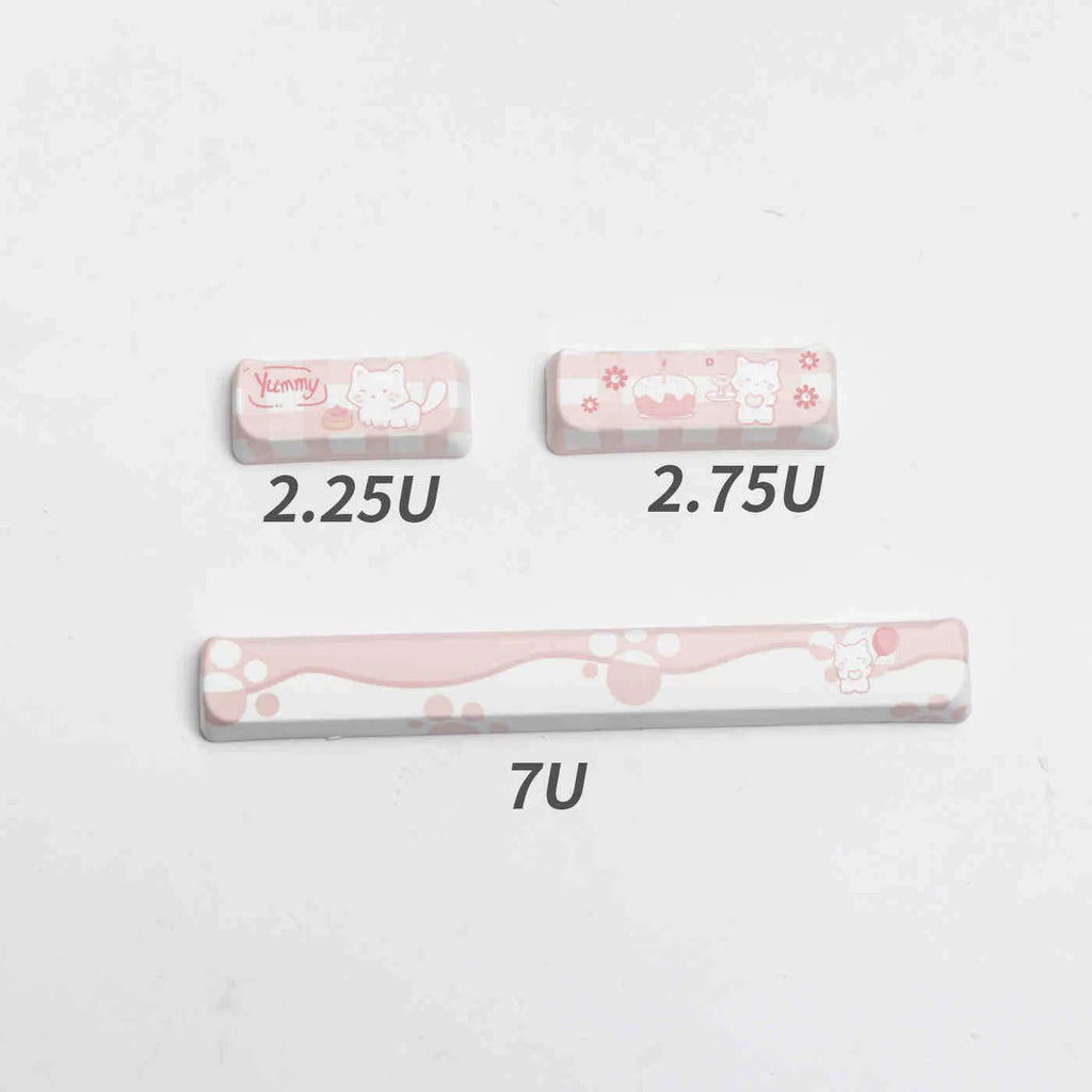 Full set PBT sublimation keycaps for mechanical keyboard showing complete alphanumeric layout