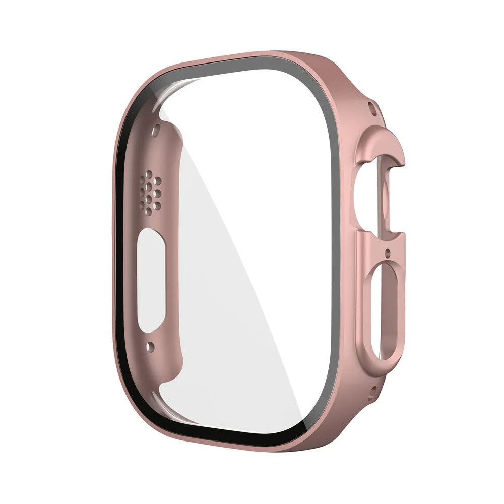 PC tempered film protective case for Apple Watch in various colours and patterns.