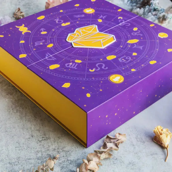 Halloween-themed paper gift box for countdown and decoration.
