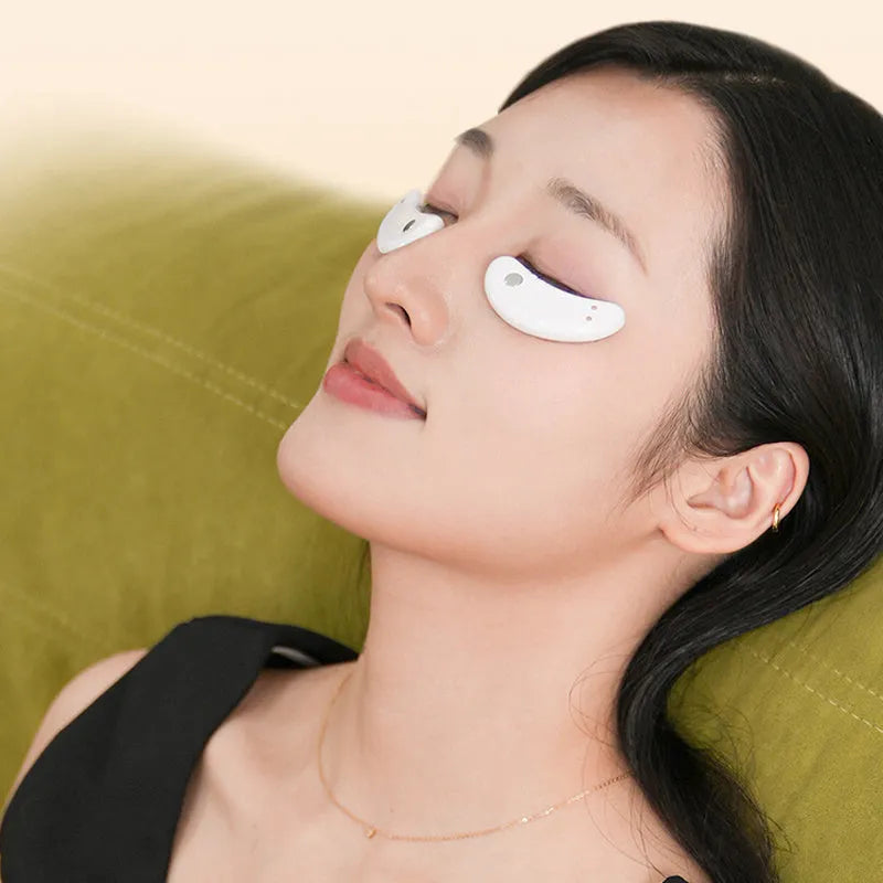 Eye Massage Instrument BIO9 with red light and EMS pulse modes, 7 Generation Eye Meter and five pairs of eye masks