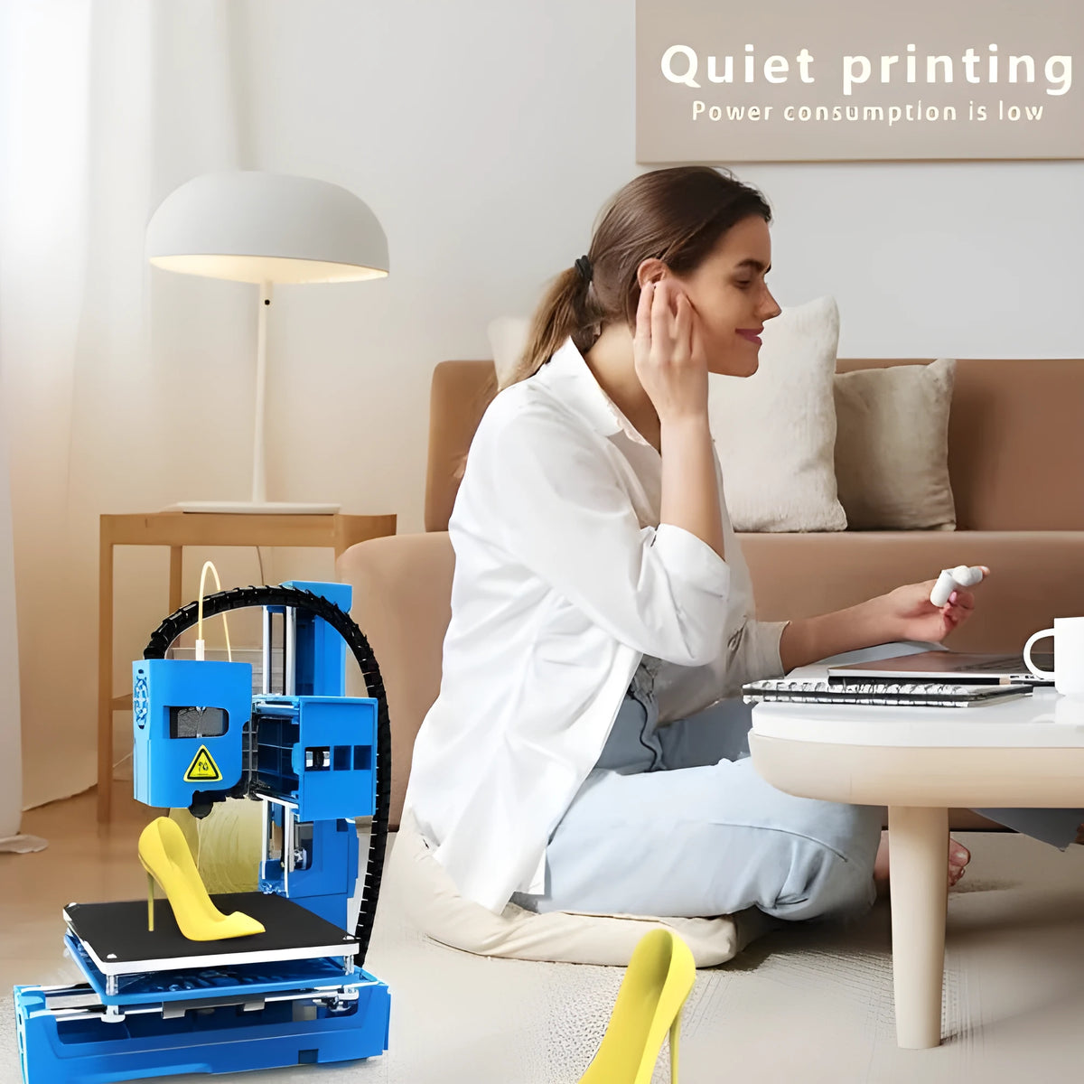 Mini desktop 3D printer with 100x100mm print size for PLA filament creation