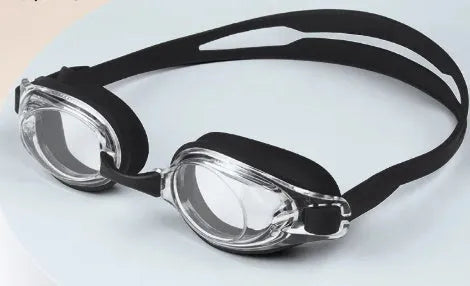 HD waterproof non-fogging swimming goggles with adjustable nose bridge and protective case