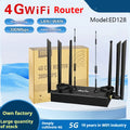 Industrial-grade iron box 4G/3G router with removable design and sucker antennas