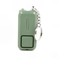 Pink personal safety alarm for women, compact size with 130dB loud siren for self-protection.