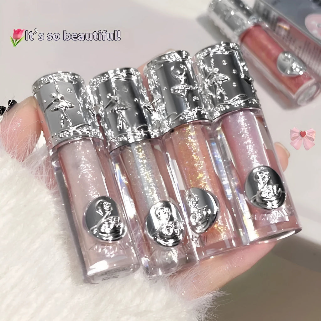 Liquid eye shadow cosmetics bottle in one of five colours for girls and students