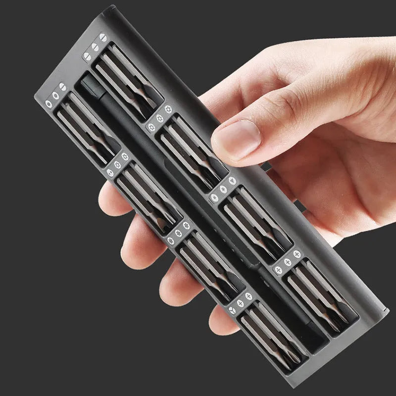49-piece magnetic precision screwdriver set for mobile phone repair with carrying case
