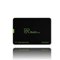 2.5-inch SATA solid state drive with black plastic enclosure showing capacity options