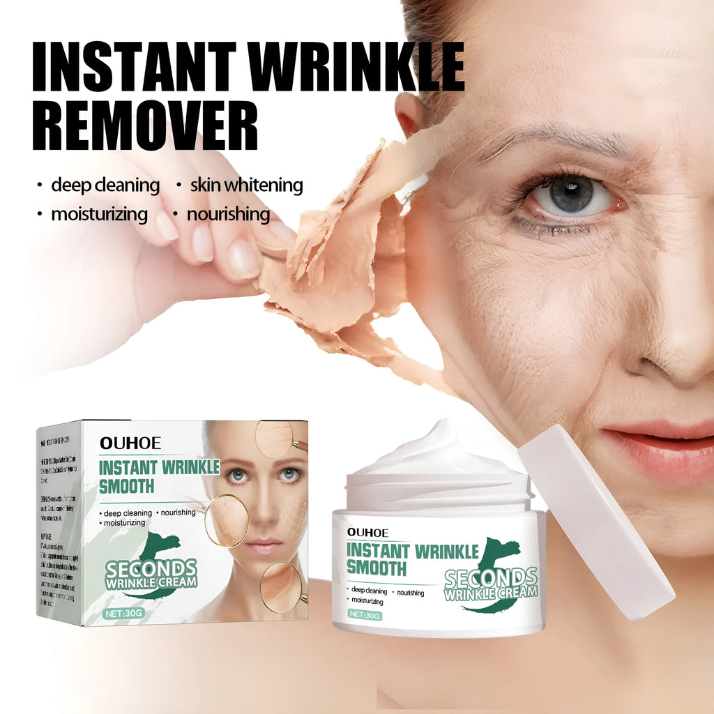 30g anti-ageing anti-wrinkle face cream jar for hydrating dry skin and fading wrinkles