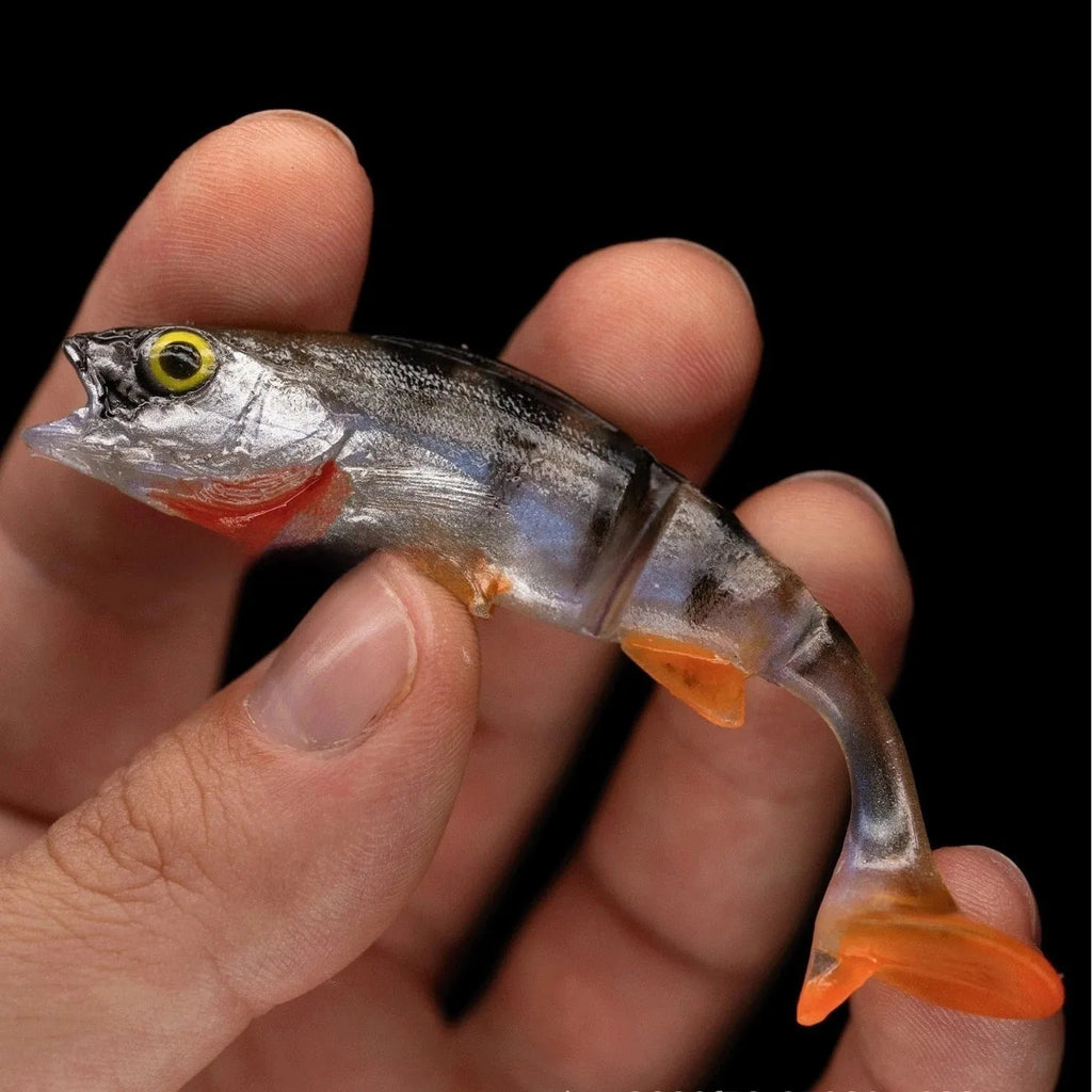 Fish T Tail Catfish Scissors Sea Fishing Lure soft plastic fake bait