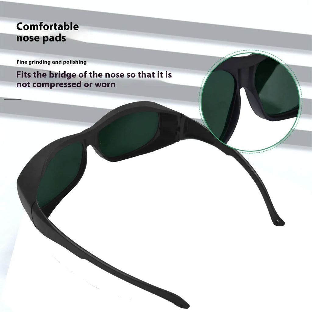 Welding and laser safety goggles for 200-2000nm photon skin rejuvenation protection