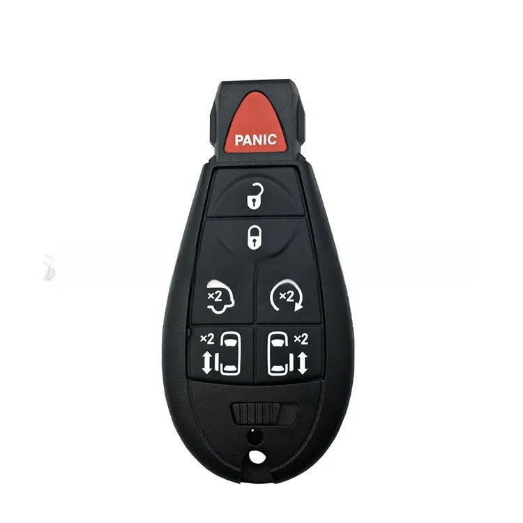Dodge car smart card key replacement shell case in ABS brass and nylon material