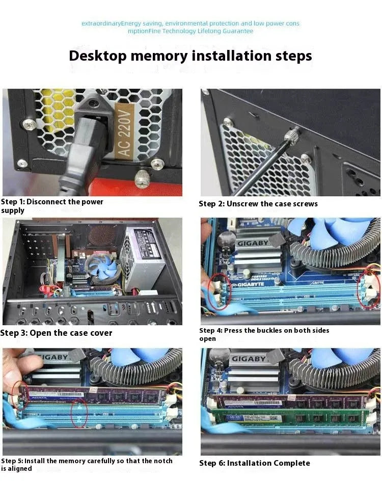 4GB DDR3 1600MHz desktop memory module for AMD compatible PC systems