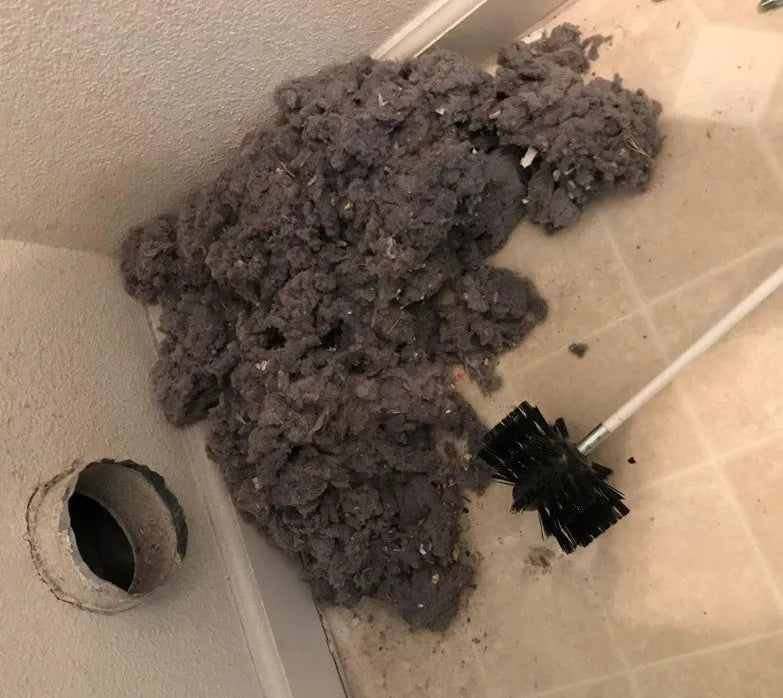 Flexible 600mm nylon chimney cleaning brush for dryer and boiler duct maintenance