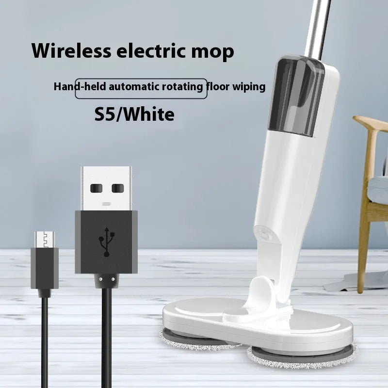 S5 Green wireless USB charging sweeping and mopping all-in-one floor cleaning machine