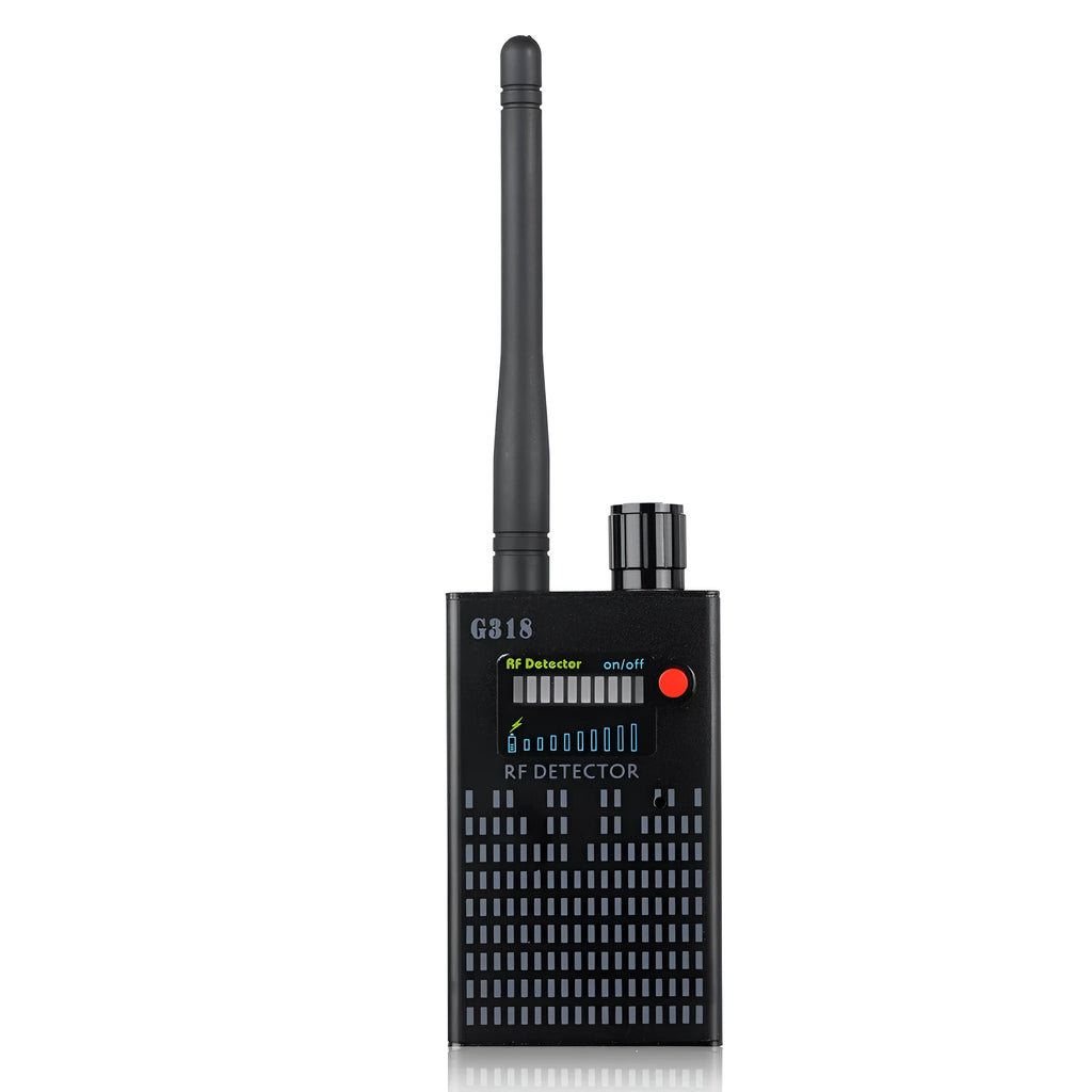 G318 hole camera detector with black aluminium alloy casing measuring 102x52.5x21.5mm