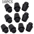 Ten rubber automotive buckle shock absorber clips for vehicle vibration damping in colour X16