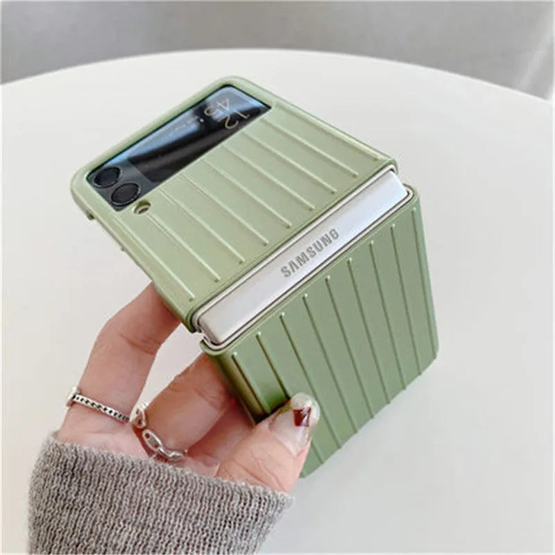 Ultra-thin flip phone case for Samsung Z Flip3 in various solid colours