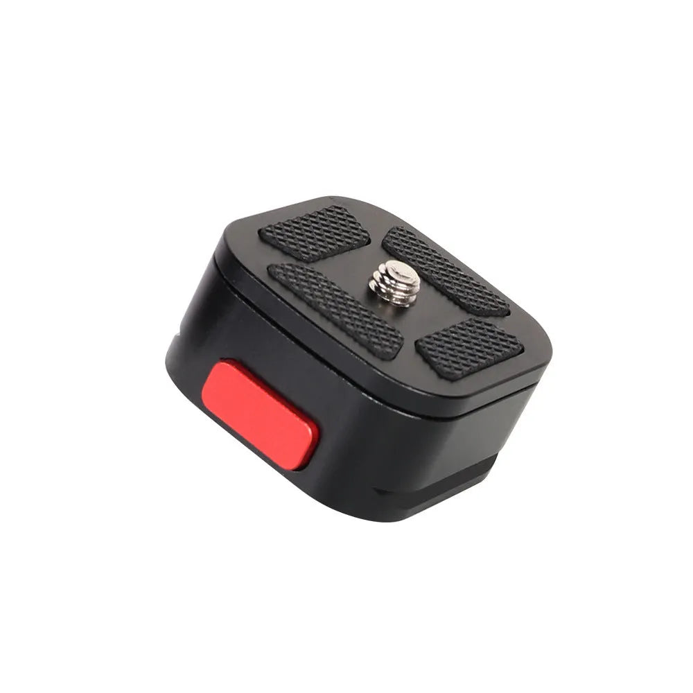 Aluminium alloy quick release base plate, square mini quick release seat, 19x23x38mm, for SLR camera and stabilizer