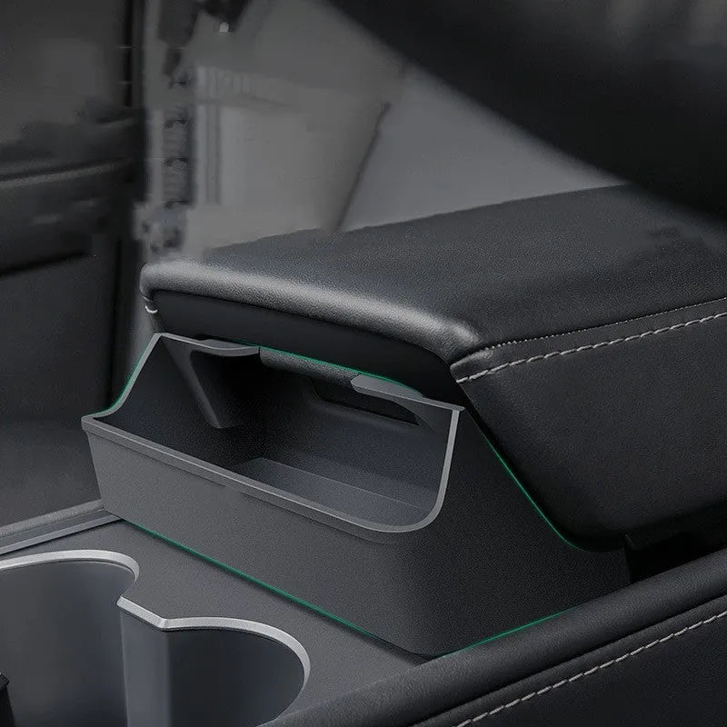 Black silicone glasses storage bag for Tesla Model 3 and Model Y central control armrest