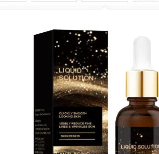 30ml bottle of facial moisturising liquid with hyaluronic acid for delicate skin care