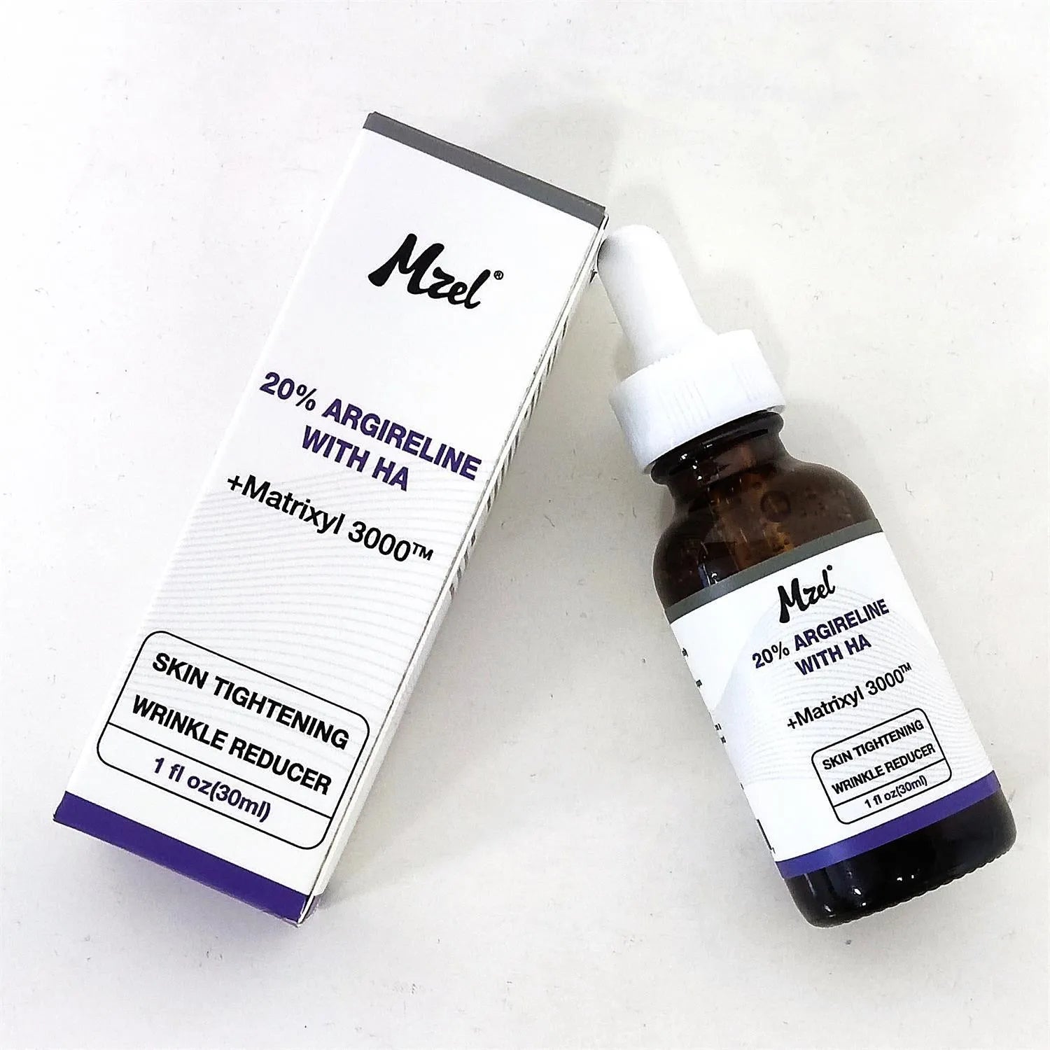 Six-peptide firming anti-wrinkle moisturising liquid in 30ml dropper bottle for all skin types