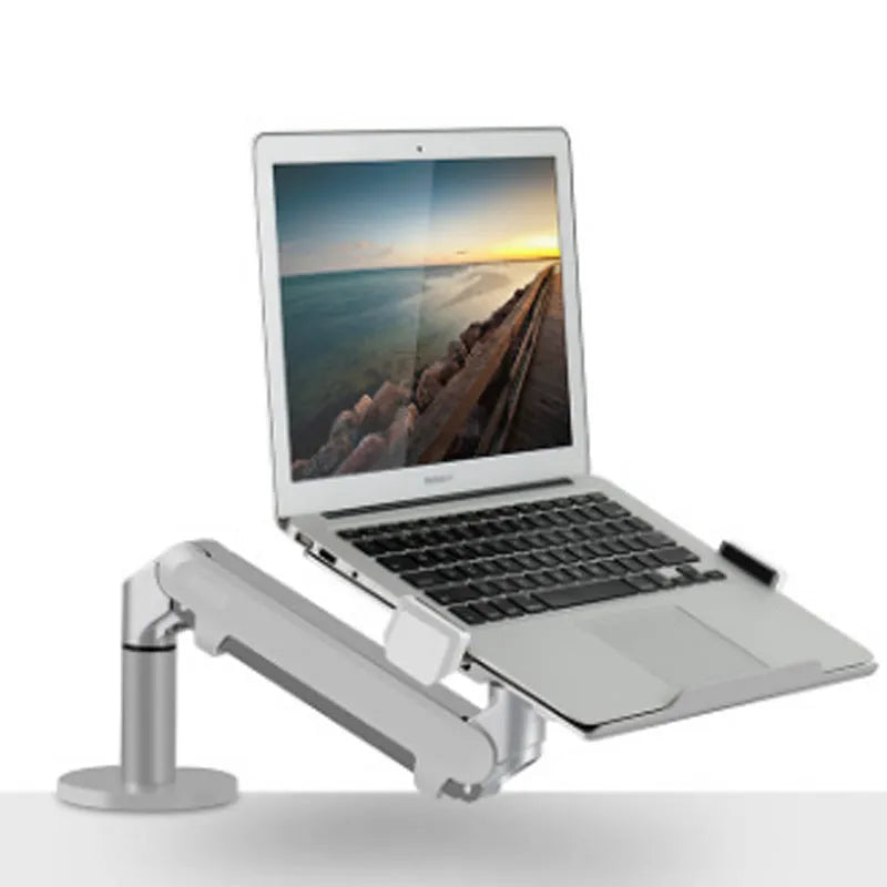 Hover Notebook Air Pressure Arm Bracket aluminium alloy computer stand in silver or black