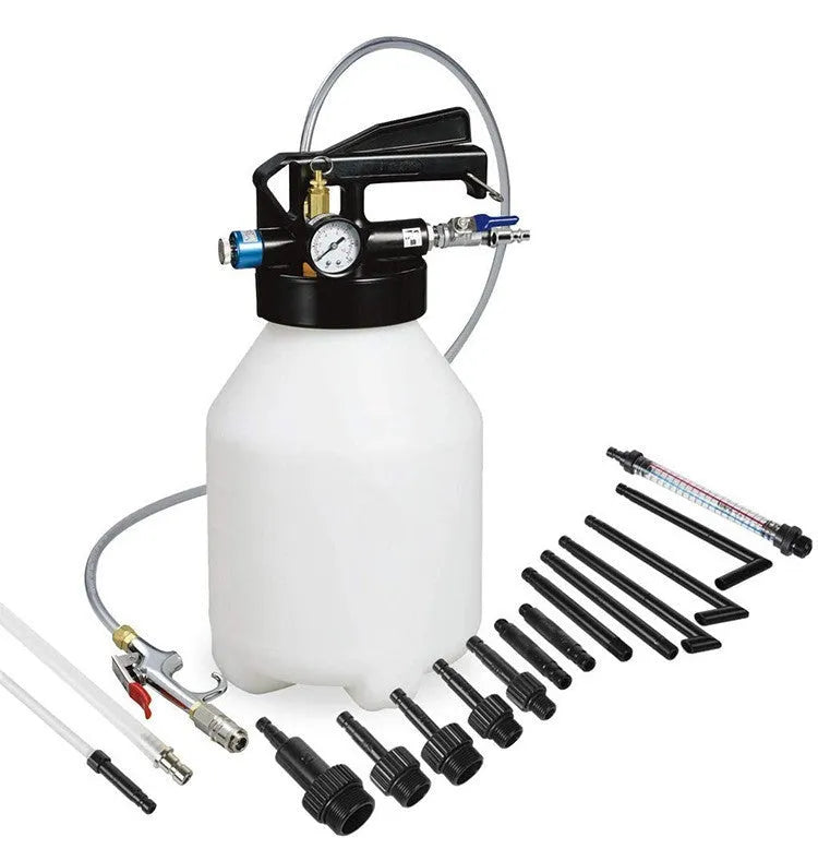 Pneumatic automatic transmission oil changer equipment with 220W motor and tank oil filler