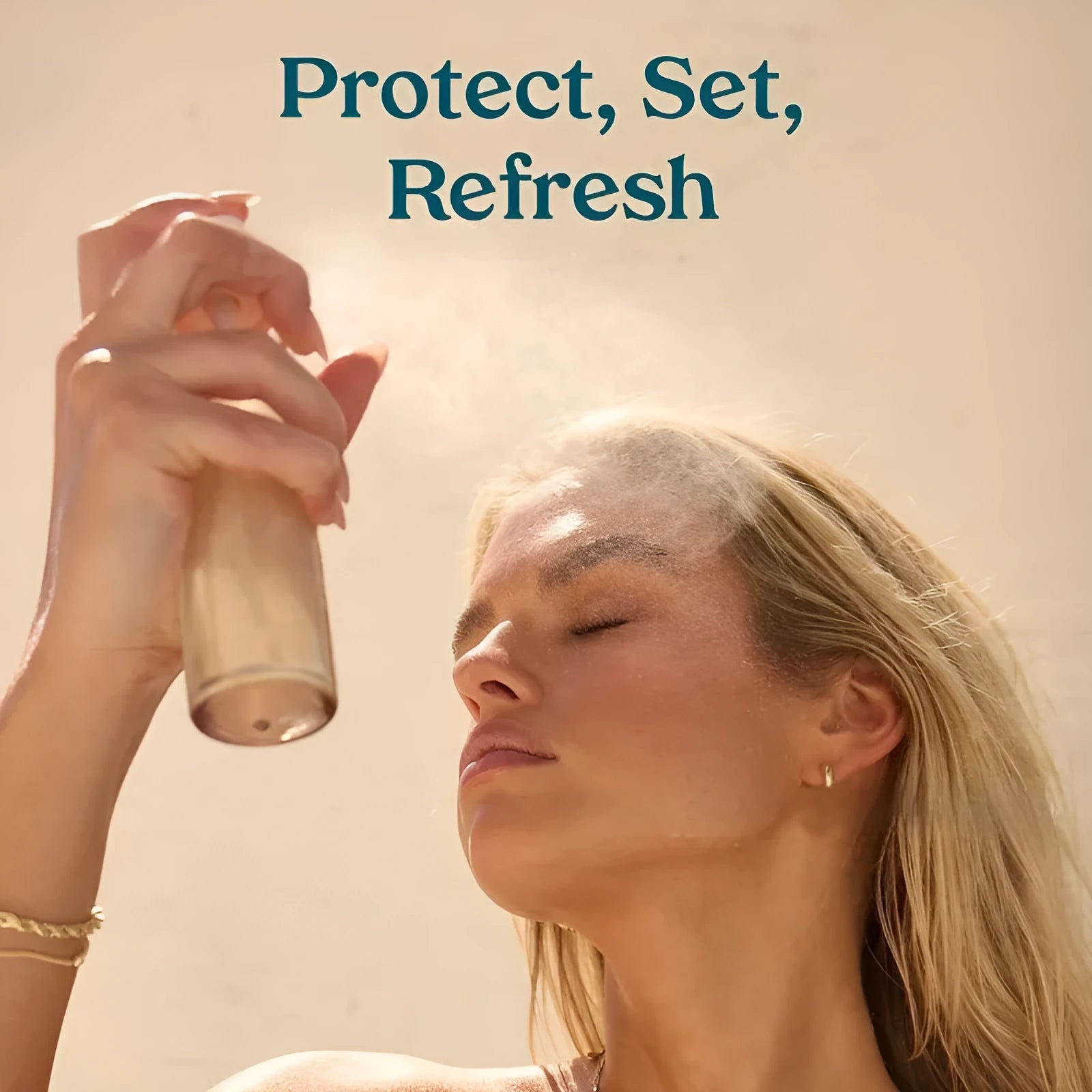 75ml Rose Refreshing Moisturising Spray bottle, a facial toner and hydrating mist.