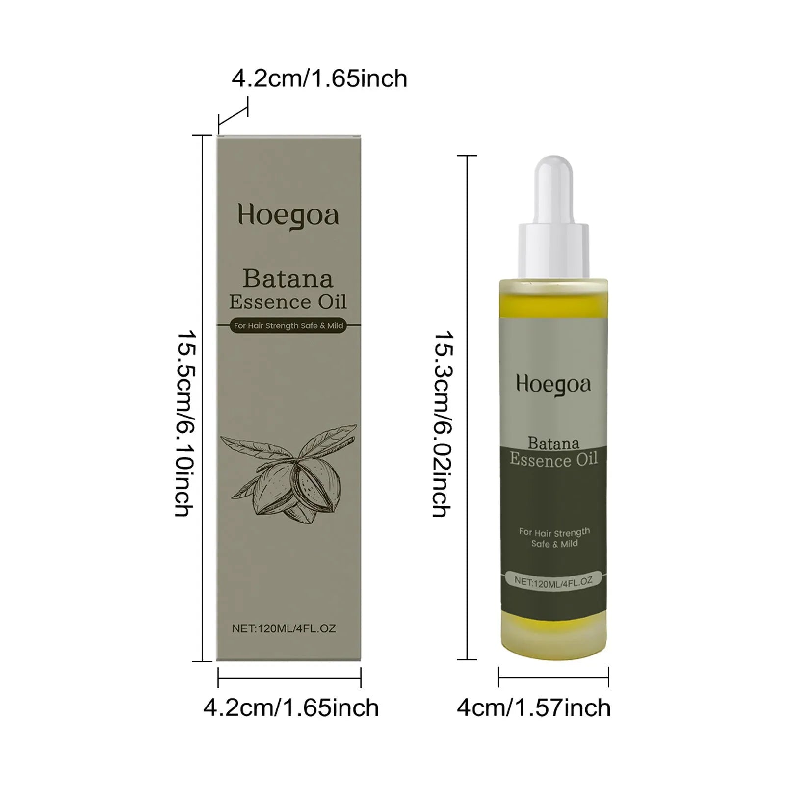 120ml bottle of Platthana Secret Hair Essential Oil with ginger and rosemary