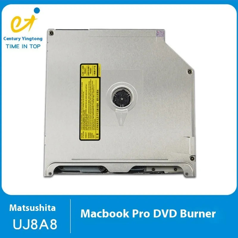 Silver MacBook Pro 13 internal optical drive with SATA connector, UJ8A8 specification