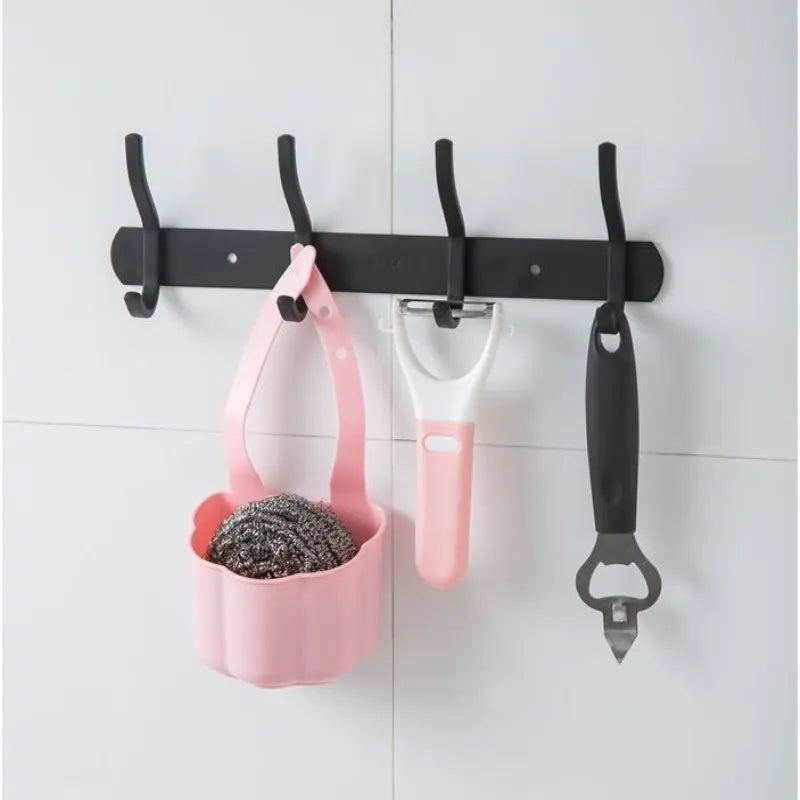 Plastic sink drain basket in Nordic style measuring 20cm x 10cm x 7.5cm