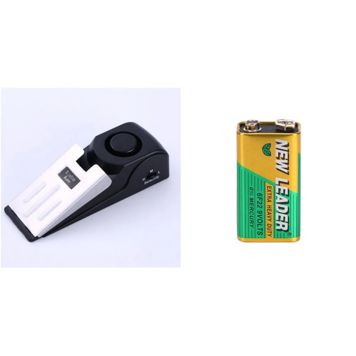 Xinlida 9V alkaline battery with 6F22 terminals for wireless microphones and multimeters