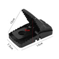 Automatic reusable mouse cage trap for indoor use, shown in small, medium, and large size options.