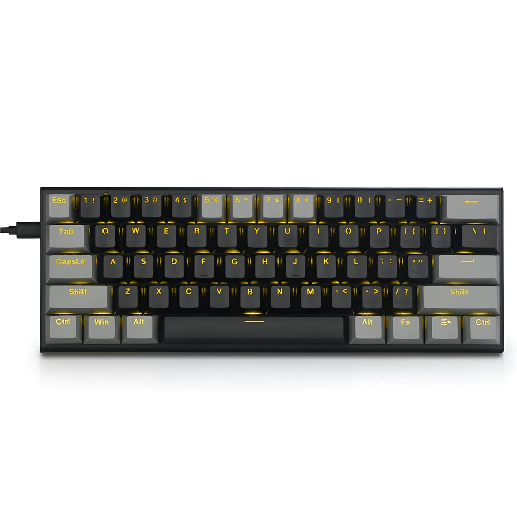 Z11 aluminium mechanical keyboard showing RGB lighting and mechanical key switches
