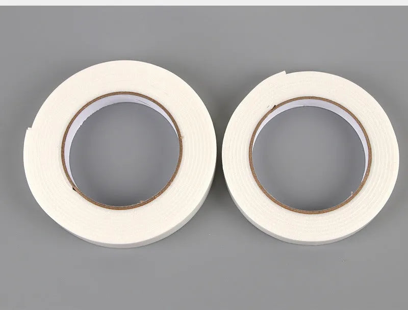 Foam double-sided adhesive tape 3mm thick with BOPP base, shown in 15mm, 18mm and 30mm width options