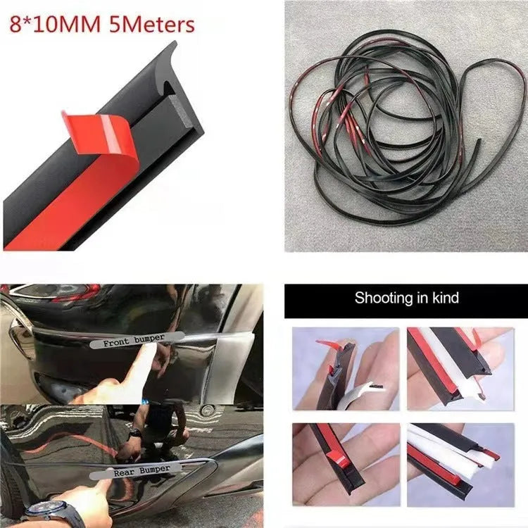 Black TPE automotive rubber seal strip for car door and window gap filling applications