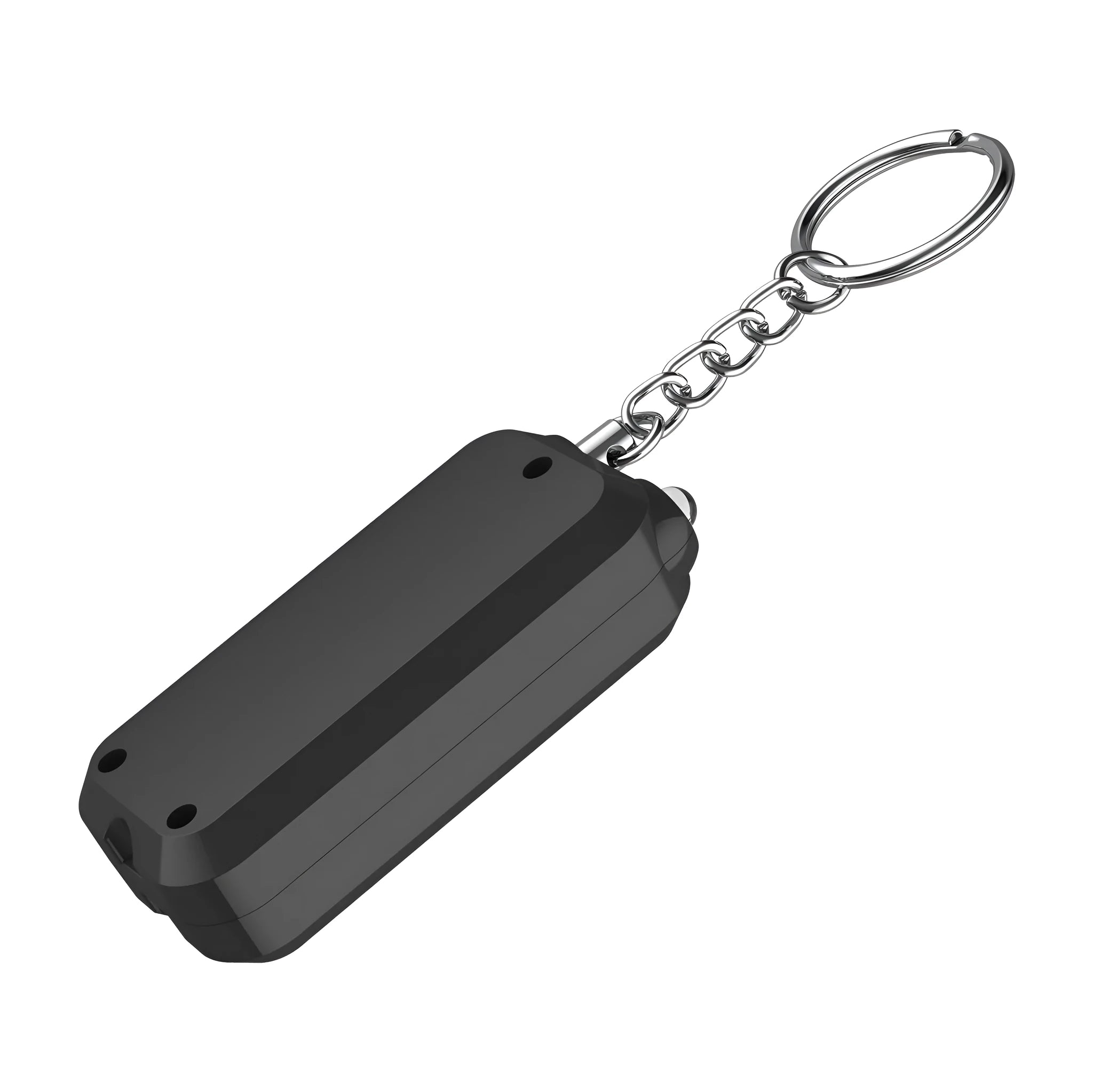 Pink personal safety alarm for women, compact size with 130dB loud siren for self-protection.