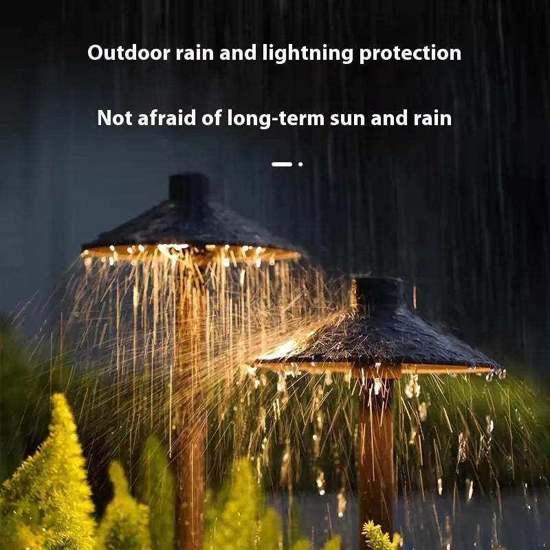 220V 7W aluminium IP65 outdoor floor lamp in brown or black, base or floor-outlet model