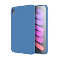 Soft silicone protective back cover case for an iPad tablet in a solid colour.
