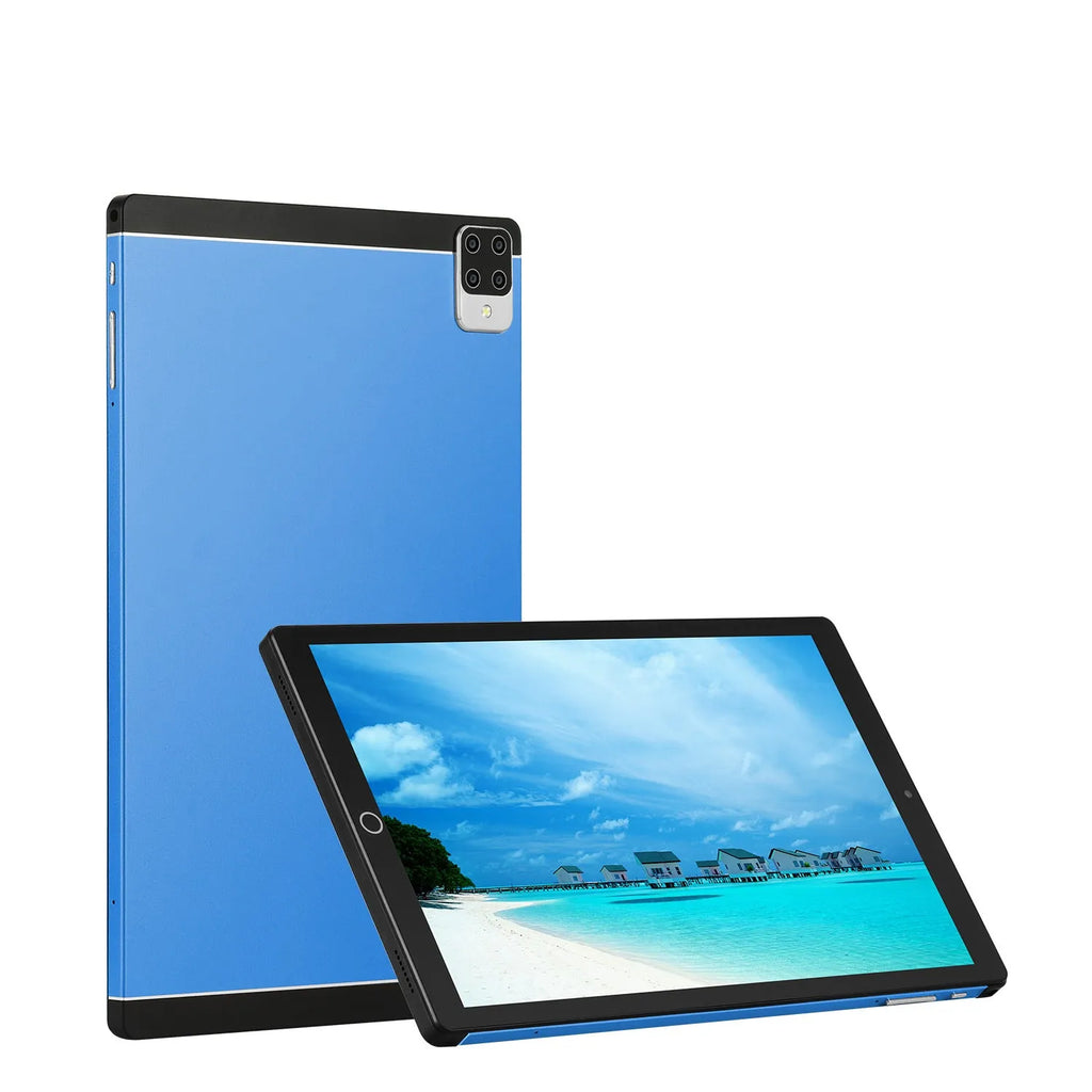 11.6 inch Android 15 tablet PC with dual SIM slots and GPS in black, blue, green, or orange