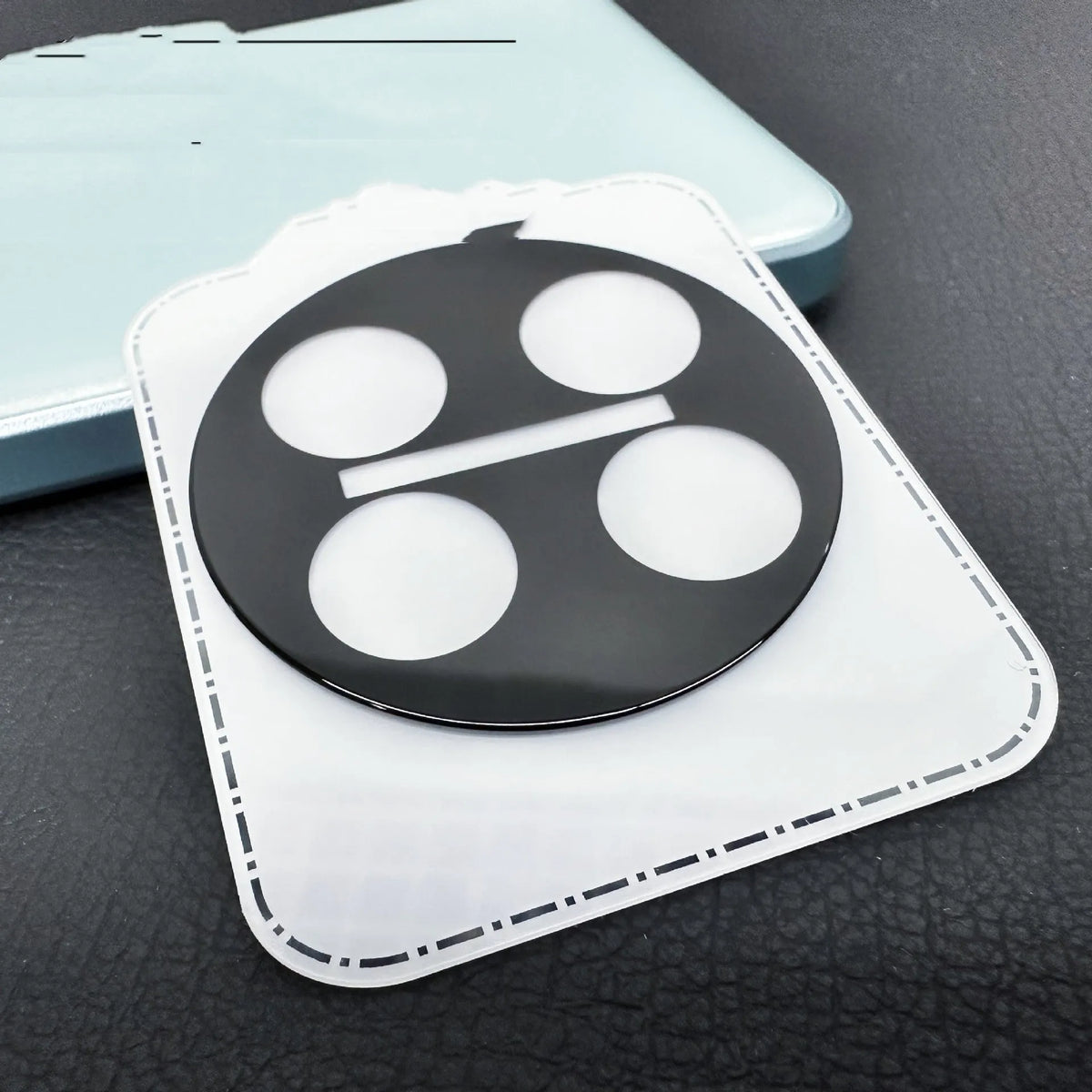 Tempered glass screen protector with black ring for OnePlus 12, Find N3, and OnePlus 11 smartphones