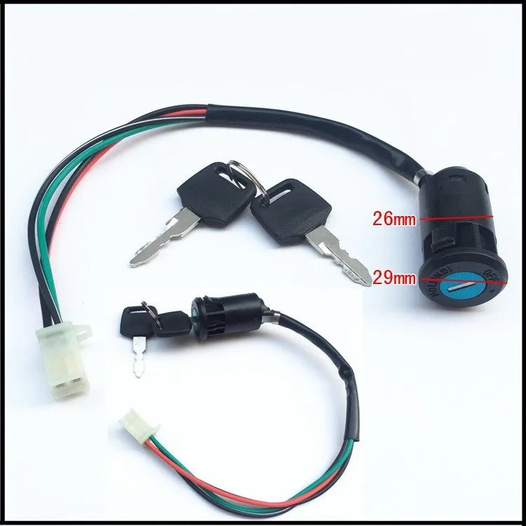 Waterproof electric car door lock actuator with plastic housing for central locking systems